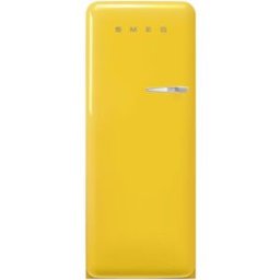 SMEG Frigorífico 1 puerta , Compresor Inverter, 270 litros, Amarillo, apertura a la izquierda - FAB28LYW6. Amarillo