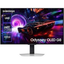 Samsung Monitor PC Gaming 81,2cm (32') Odyssey Oled G8 - G81SF, 240 Hz, UHD 4K. Plateado