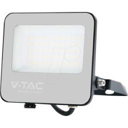 V-TAC VT-9891-5 - Proyector LED, 30 W, 5550 lm, 6500 K, negro