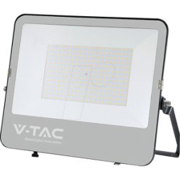 V-TAC VT-9897-5 - Proyector LED, 200 W, 37000 lm, 6500 K, cable de 1 M, negro
