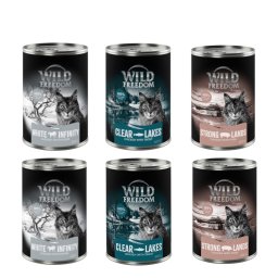 Wild Freedom Adult 6 x 400 g - receta sin cereales - Pack mixto: 2 x Trucha, 2 x Caballo, 2 x Cerdo