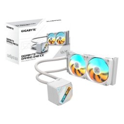 Refrigeración Líquida Gigabyte Gaming 240 ICE 240mm 2 Ventiladores ARGB Blanco