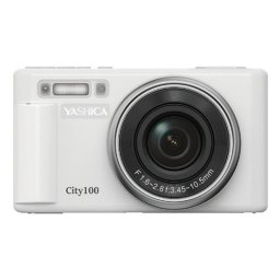 Cámara Digital Compacta Yashica City 100 72 MP 3x Zoom Óptico Sensor CMOS WiFi Blanco Plata