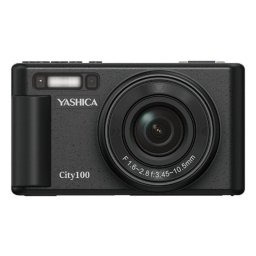 Cámara Digital Compacta Yashica City 100 72 MP 3x Zoom Óptico Sensor CMOS WiFi Negro