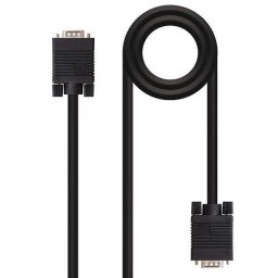 Cable VGA Nanocable 10.15.1302 1,8 m doble apantallado negro