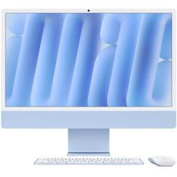 Apple iMac 24 (2024), M4, 16GB, 256 SSD, GPU 8 Núcleos, Retina 4,5K 24', MacOS. Azul