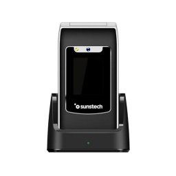 Sunstech CELT23BK Teléfono para Personas Mayores con Botón SOS 2.4" Negro