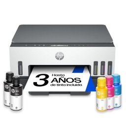 HP Smart Tank 7008, Impresora Multifunción Color A4 con Dúplex Wi-Fi, 3 Años de Tinta Incluida