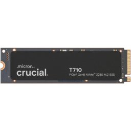 Disco Duro Crucial 2 TB SSD M.2 14500 MB/s T710 Gen5 NVMe + Difusor térmico opcional