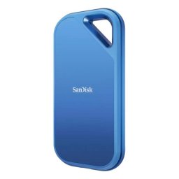 Disco Duro SanDisk 4TB SSD NVMe 2000 MB/s Creator Pro Azul Resistente IP65 USB 3.2 Gen 2x2