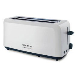 Tostadora Taurus MyToast Duplo Cool 1450W 2 ranuras extra largas y anchas Blanco/Negro