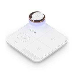 Cargador inalámbrico AISENS ASCH-15W4WC061-W 15W 4 en 1 para móvil, Apple Watch y auriculares blanco