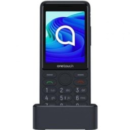 Teléfono móvil TCL One Touch 4042S 4G 2.8" Gris Oscuro Botón SOS Teclas Grandes Base de carga