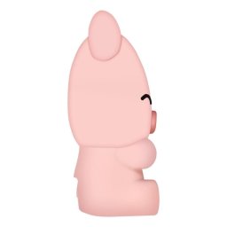 Power bank Celly PBPIG 2600 mAh rosa LiPo USB-C y USB-A carga 10 W compacto