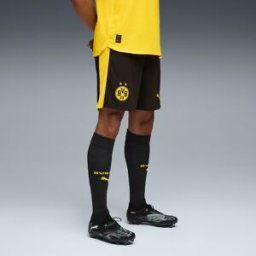 Puma Pantalón Corto de Hombre BVB Shorts Replica w/ blocking . Negro M