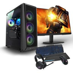 PC Sobremesa Racing Submariner AMD Ryzen 5 5500 16GB 1TB SSD RTX 5060 Pantalla 24" Teclado Ratón Windows 11 Pro