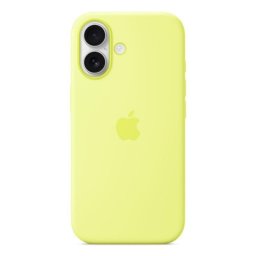 Funda de silicona con MagSafe para iPhone 17 Neon Yellow