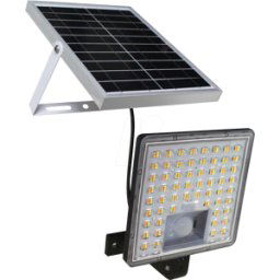 SHENZHEN OECO SOLAR OC-WL005B - Proyector solar, sensor de movimiento PIR, IP66, 20 W, 2800 lm