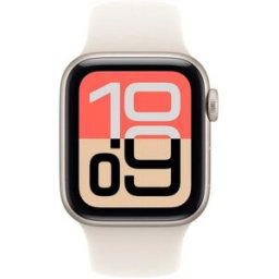 Apple Watch SE 3 2025 GPS 44mm aluminio blanco sport band S/M blanco