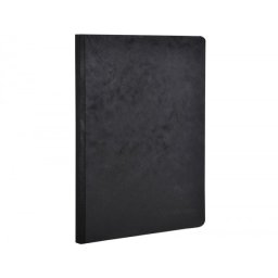 Libreta age-bag tapa cartulina lomo cosido cuadro 5 mm 96 hojas color negro 210x297 mm