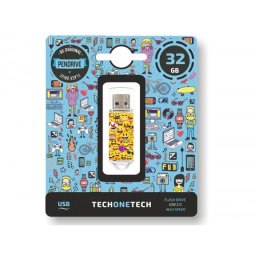 Memoria usb tech on tech emojitech emojis 32 gb
