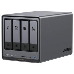 NAS UGREEN NASync DXP4800 Plus 8GB DDR5 Intel Pentium Gold 112TB SATA NVMe Ethernet Escritorio