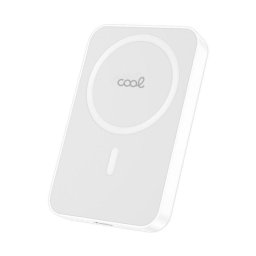 Bateria externa COOL 5000 mAh magnética Qi tipo-C carga inalámbrica 15W USB-C PD 20W