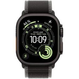 Apple Watch Ultra 3 2025 GPS + cellular 49mm titanio negro trail loop S/M negro