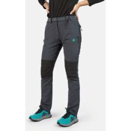 Izas Pantalón de montaña de mujer Vinson W . Gris/Negro L