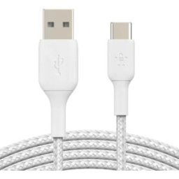Belkin Cable de carga BoostCharge de USB-C a USB-A, 1 metro. Blanco