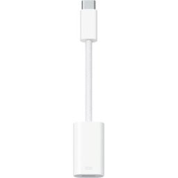 Apple Adaptador de USB-C a conector Lightning. Blanco