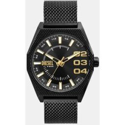 Diesel Reloj de hombre DZ2194 de acero negro. Negro