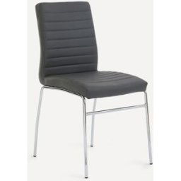 El Corte Inglés Silla de cocina en símil piel Lago . Gris