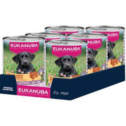 Eukanuba Puppy Rico en pavo con zanahoria - 6 x 400 g