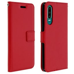 Avizar Funda Cartera Vintage Roja para Huawei P30