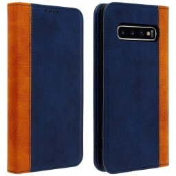 Avizar Funda Cartera Función Soporte Azul para Samsung Galaxy S10