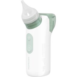 MomCozy Aspirador nasal 2 en 1 para bebés con pulverizador 1 un. Green + White