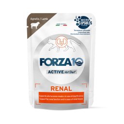 Forza 10 Renal Active Vet Diet para gatos 12 x 80 g - Cordero