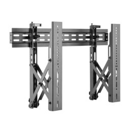 Aisens Soporte para Videowall Nivelable y Función Pop-out para TV 37-70" Vesa 600x400 Max 45kg Negro