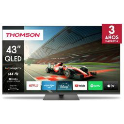 TV Thomson QLED Pro 43QG7C04 43" 4K Ultra HD 144Hz Smart TV Google TV HDR10 Dolby Vision