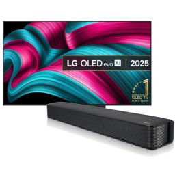 LG OLED evo OLED65C54LA 65" 4K Dolby Vision Dolby Atmos Smart TV + LG SQM1 Barra de Sonido