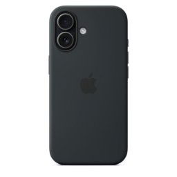 Funda de silicona MagSafe reciclada negra para iPhone 17 (Apple MGF14ZM/A) 6.3