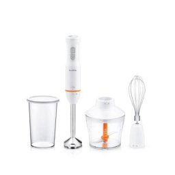 Batidora de mano 850W 15 Velocidades Acero Inoxidable Turbo Vaso Medidor y Picadora