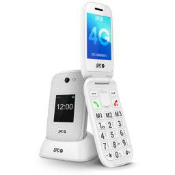 Móvil SPC Harmony 2 Blanco Dual SIM 4G 2.8" Botón SOS Bluetooth IP44 Batería 1600 mAh