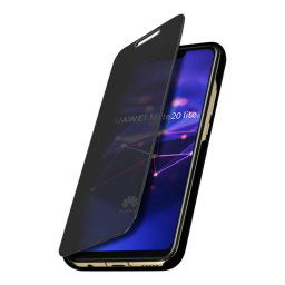 Avizar Funda Cartera Translúcida Negro para Huawei Mate 20 Lite