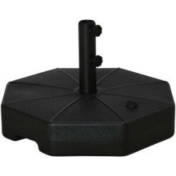 Outsunny Base de sombrilla 60x60x36 cm negro