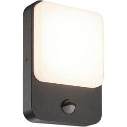 Wonderlamp Aplique led con sensor de movimiento negro de acrílico