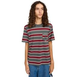 Element Camiseta de hombre Icon Label Pocket . Gris / Naranja L