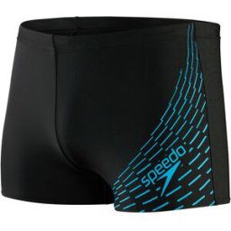 Speedo Bañador de natación para hombre Mens Medley Logo Aquashort . Azul XS