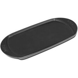 Weber Plancha de cerámica 29 cm para barbacoa . Negro